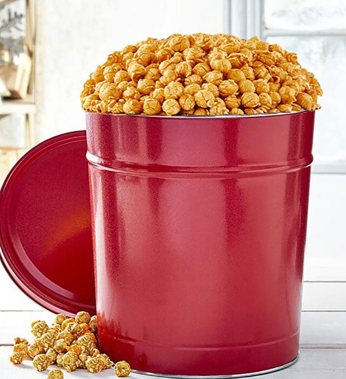 Simply Red 6-1/2 Gallon Pick-A-Flavor Popcorn Tins